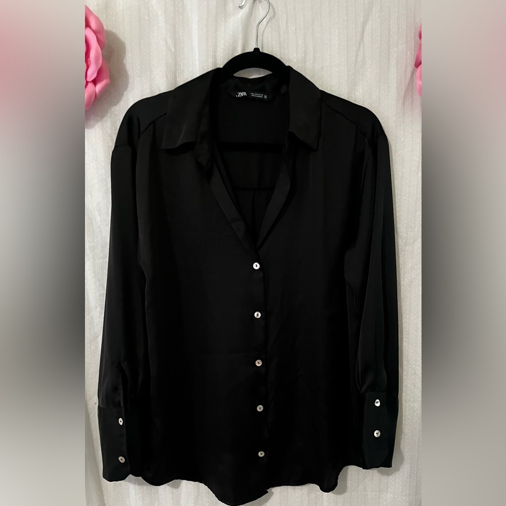 Zara Charcoal Gray Shirt